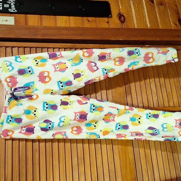 Colorful Owl Print Pajama Pants - Picture 1 of 2
